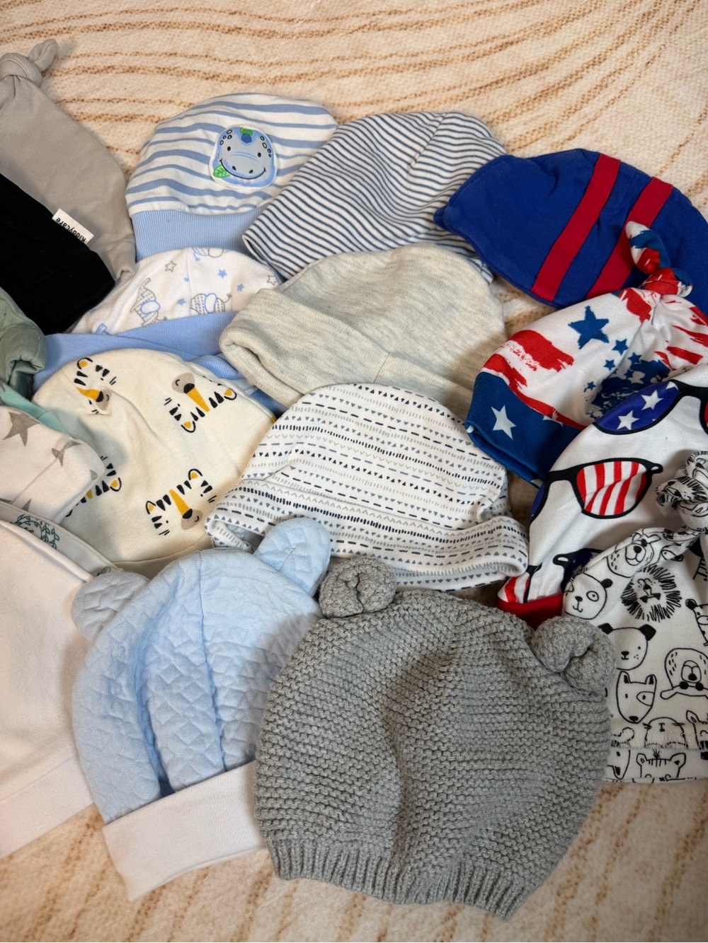 Assorted Newborn Baby Hats/Beanies
